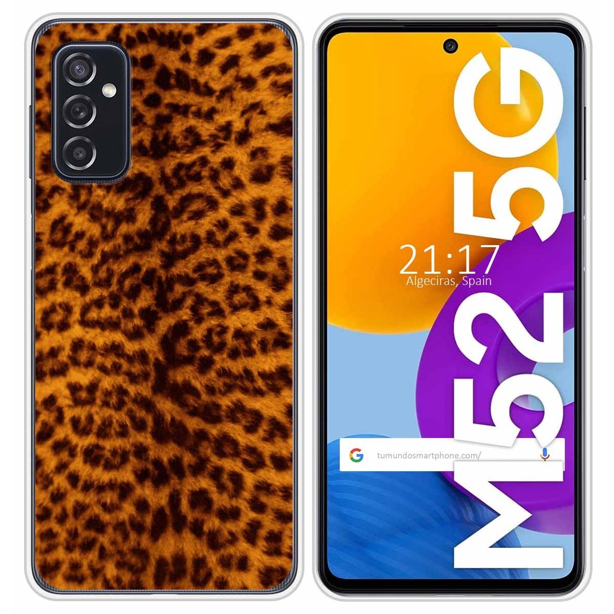 Funda Silicona para Samsung Galaxy M52 5G diseño Animal 03 Dibujos