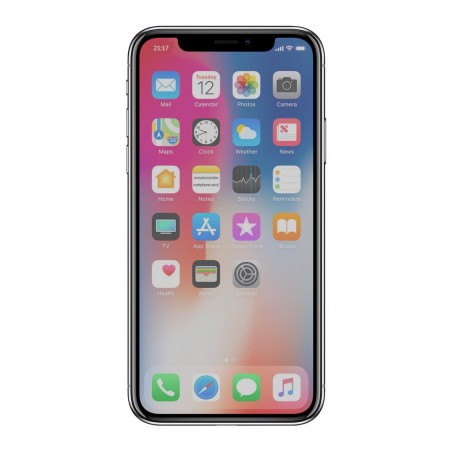 Protector Cristal Templado Frontal Completo Negro para Iphone X / XS Vidrio
