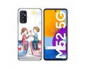 Funda Silicona para Samsung Galaxy M52 5G diseño Café Dibujos
