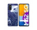Funda Silicona para Samsung Galaxy M52 5G diseño Circuito Dibujos