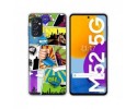 Funda Silicona para Samsung Galaxy M52 5G diseño Comic Dibujos