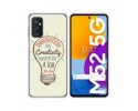 Funda Silicona para Samsung Galaxy M52 5G diseño Creativity Dibujos