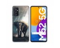 Funda Silicona para Samsung Galaxy M52 5G diseño Elefante Dibujos