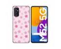 Funda Silicona para Samsung Galaxy M52 5G diseño Flores Dibujos