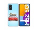 Funda Silicona para Samsung Galaxy M52 5G diseño Furgoneta Dibujos