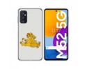 Funda Silicona para Samsung Galaxy M52 5G diseño Leones Dibujos