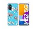 Funda Silicona para Samsung Galaxy M52 5G diseño Mariposas Dibujos