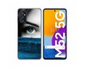 Funda Silicona para Samsung Galaxy M52 5G diseño Ojo Dibujos