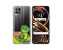 Funda Silicona Transparente para Realme 8i diseño Coco Dibujos