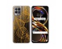Funda Silicona Transparente para Realme 8i diseño Hojas Dibujos