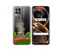 Funda Silicona Transparente para Realme 8i diseño Mono Dibujos