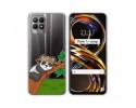 Funda Silicona Transparente para Realme 8i diseño Panda Dibujos