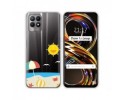 Funda Silicona Transparente para Realme 8i diseño Playa Dibujos