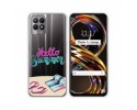 Funda Silicona Transparente para Realme 8i diseño Summer Dibujos