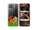 Funda Silicona Transparente para Realme 8i diseño Tigre Dibujos