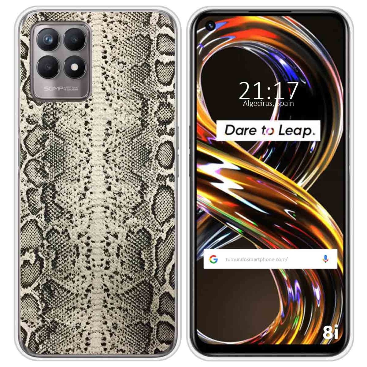 Funda Silicona para Realme 8i diseño Animal 01 Dibujos