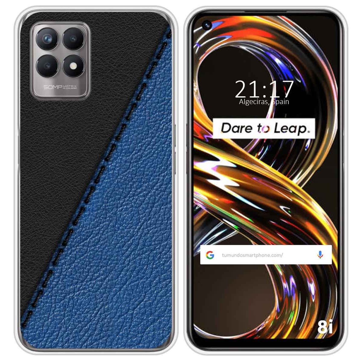 Funda Silicona para Realme 8i diseño Cuero 02 Dibujos