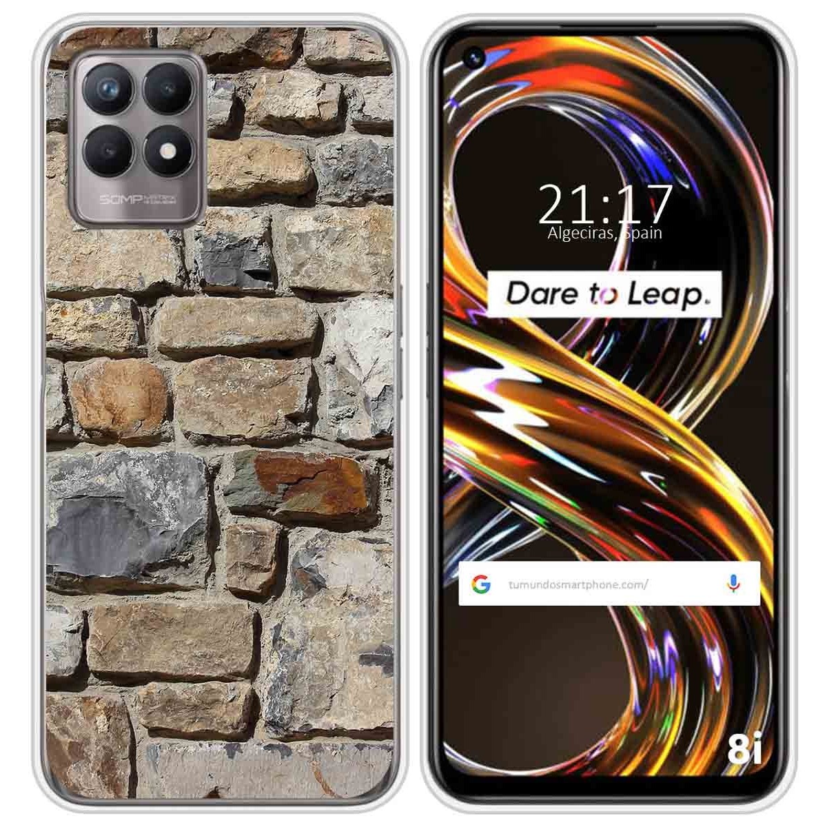 Funda Silicona para Realme 8i diseño Ladrillo 03 Dibujos