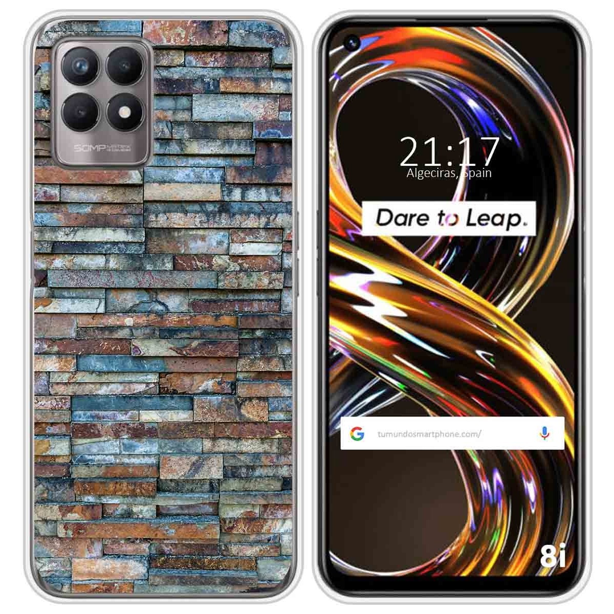 Funda Silicona para Realme 8i diseño Ladrillo 05 Dibujos