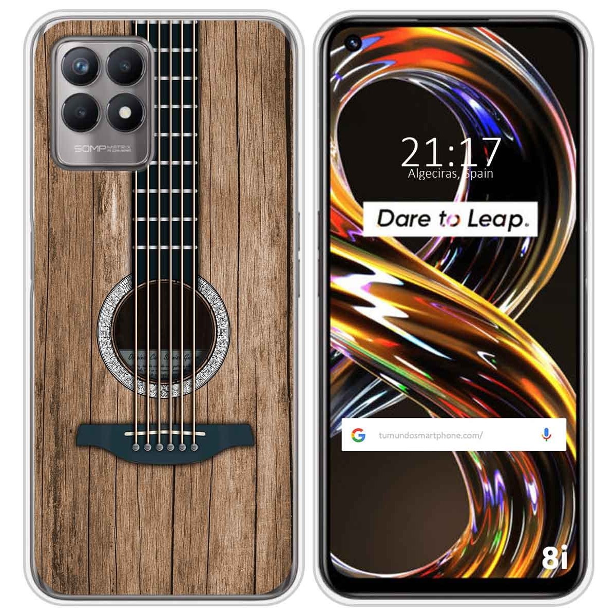 Funda Silicona para Realme 8i diseño Madera 11 Dibujos