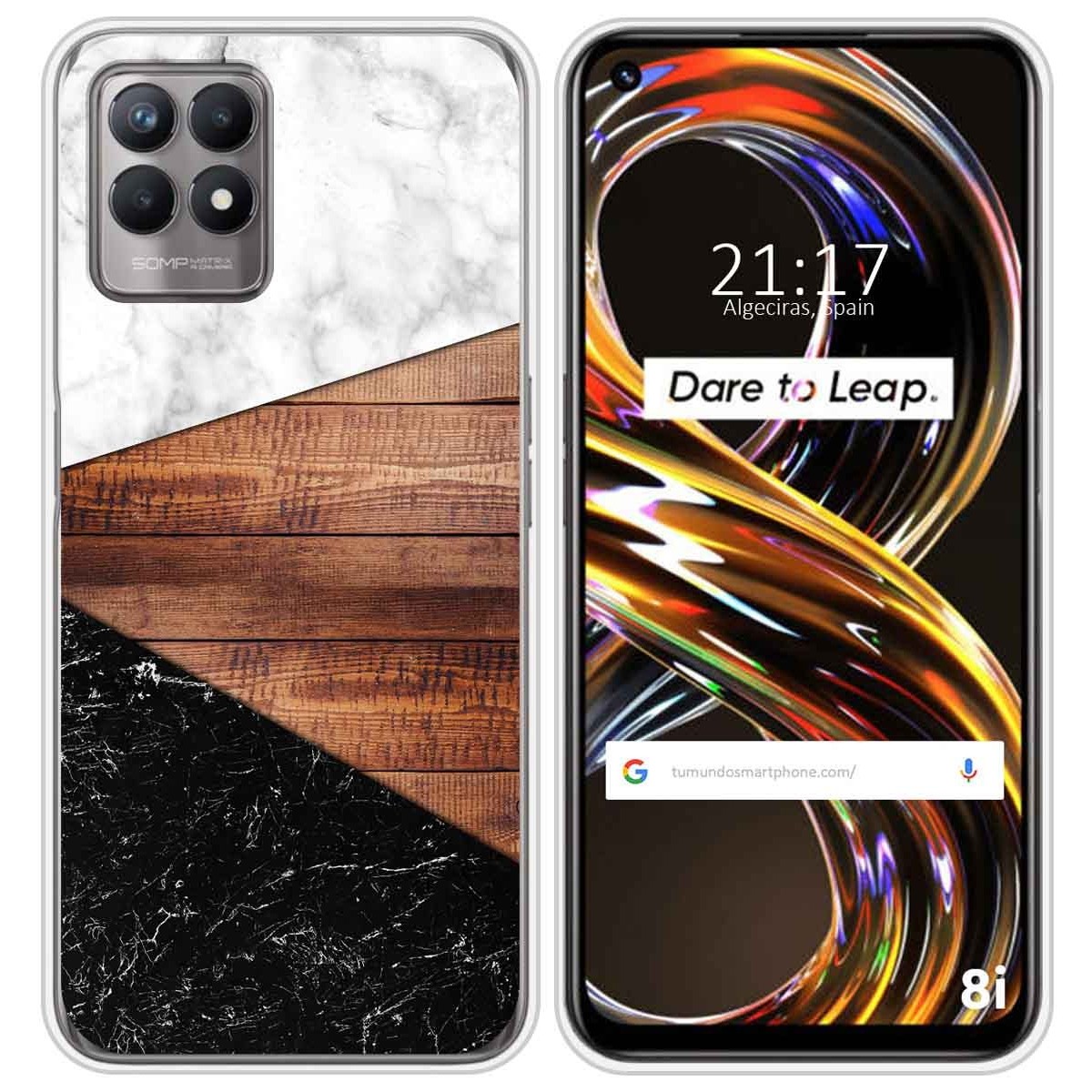 Funda Silicona para Realme 8i diseño Mármol 11 Dibujos