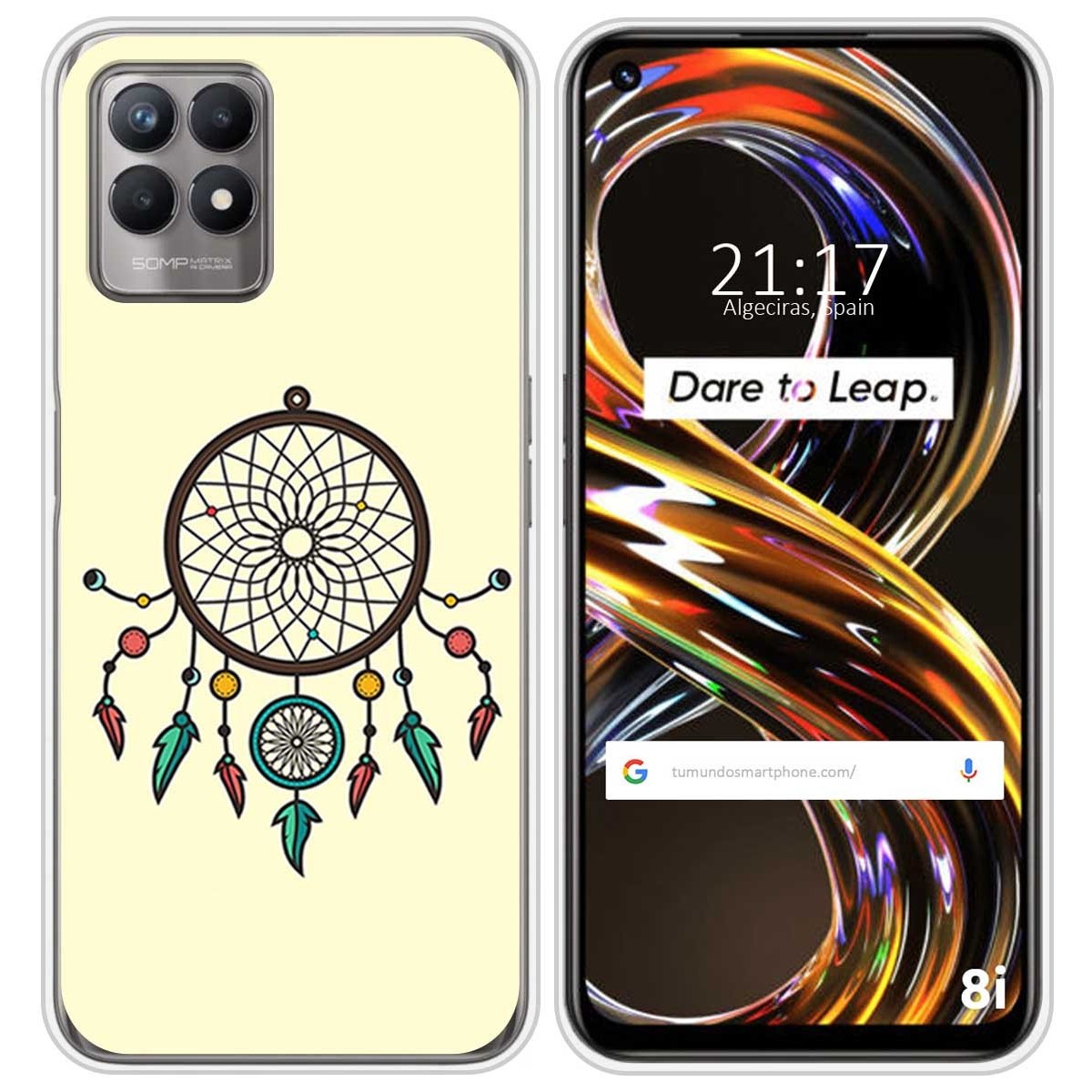 Funda Silicona para Realme 8i diseño Atrapasueños Dibujos