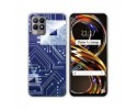 Funda Silicona para Realme 8i diseño Circuito Dibujos