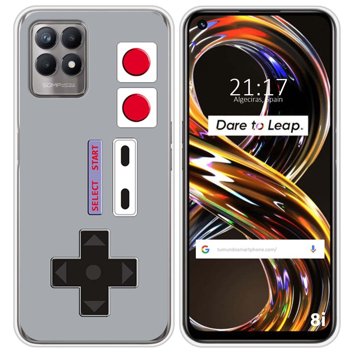 Funda Silicona para Realme 8i diseño Consola Dibujos