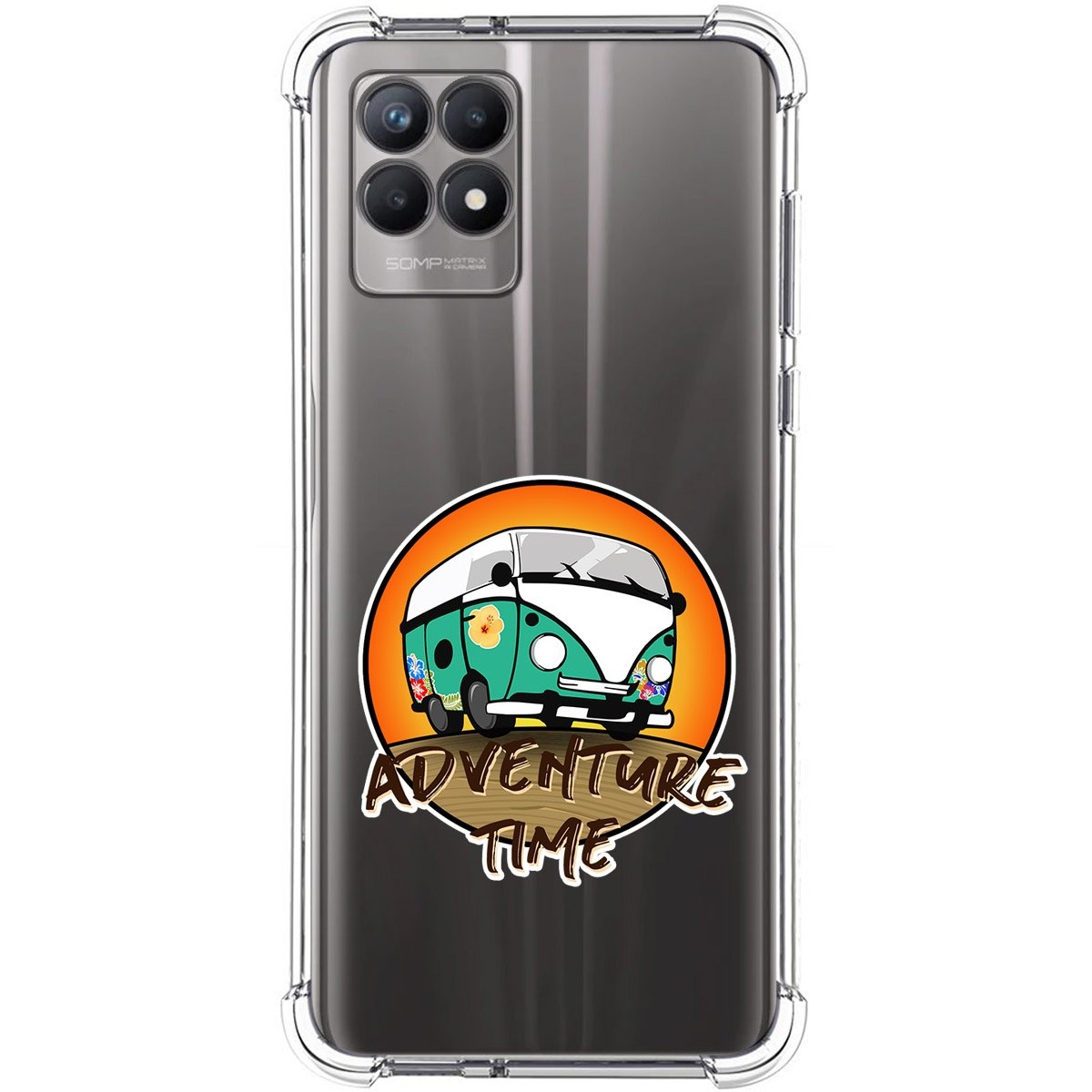 Funda Silicona Antigolpes para Realme 8i diseño Adventure Time Dibujos