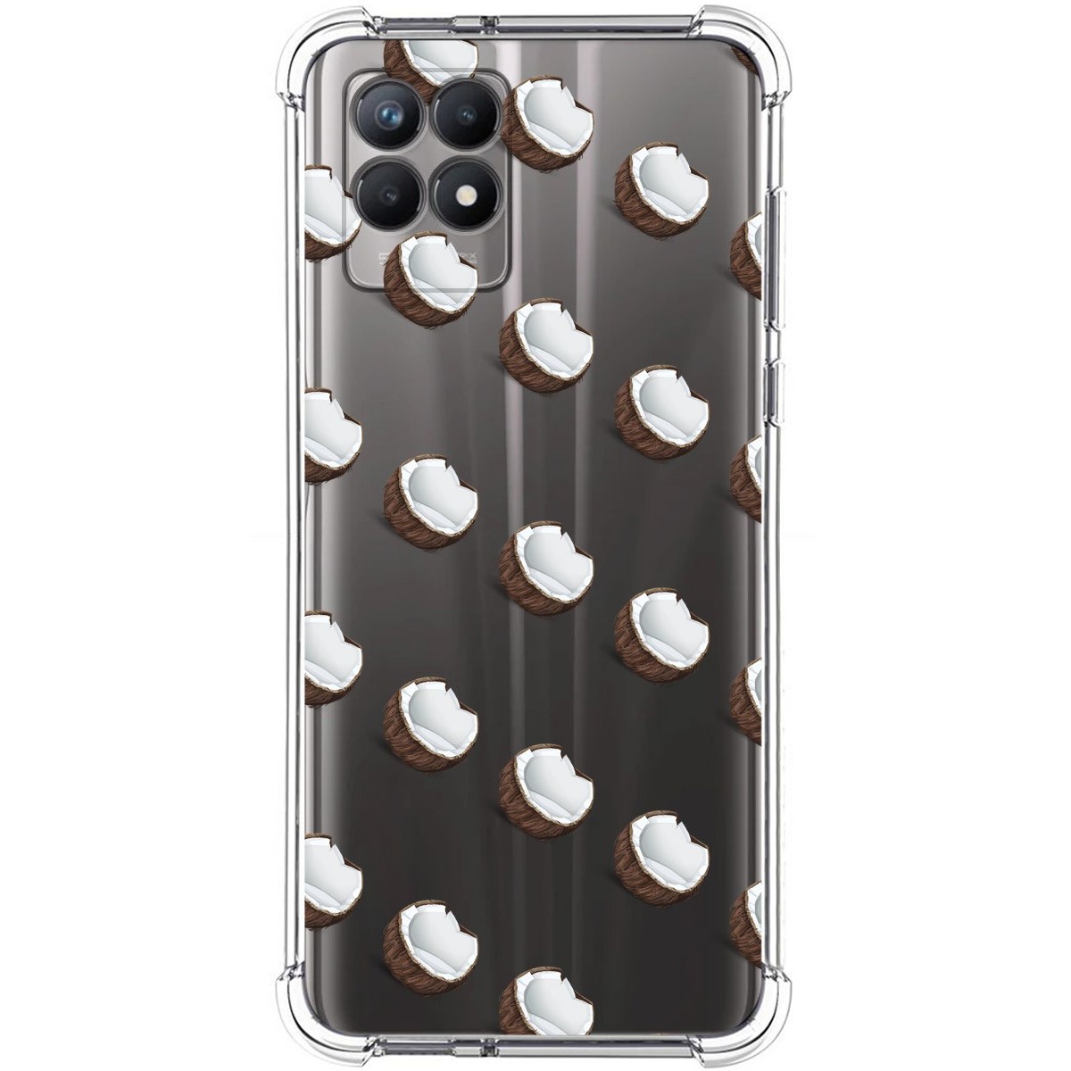 Funda Silicona Antigolpes para Realme 8i diseño Cocos Dibujos