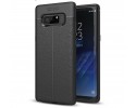 Funda Gel Tpu Tipo Piel Negra para Samsung Galaxy Note 8
