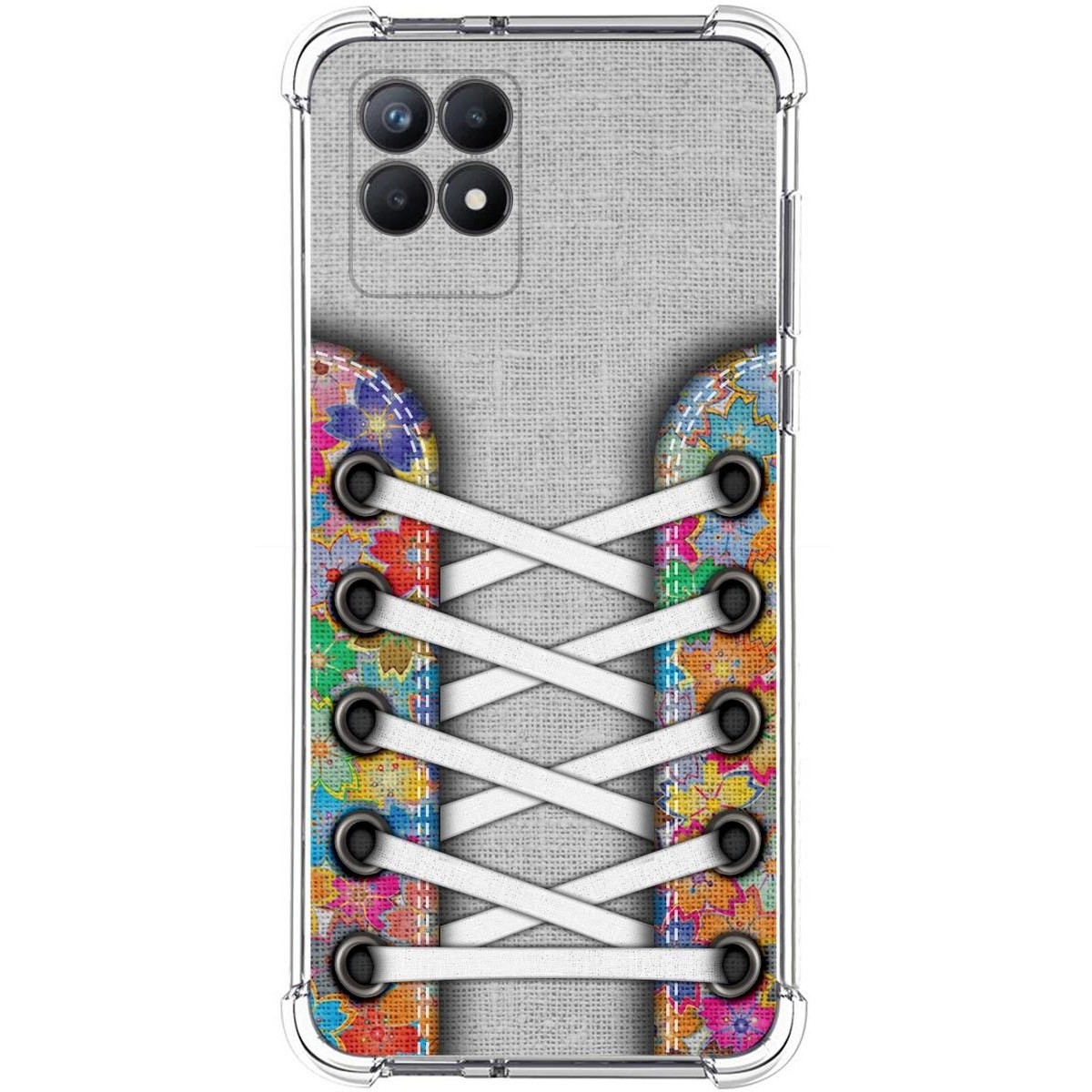 Funda Silicona Antigolpes para Realme 8i diseño Zapatillas 04 Dibujos
