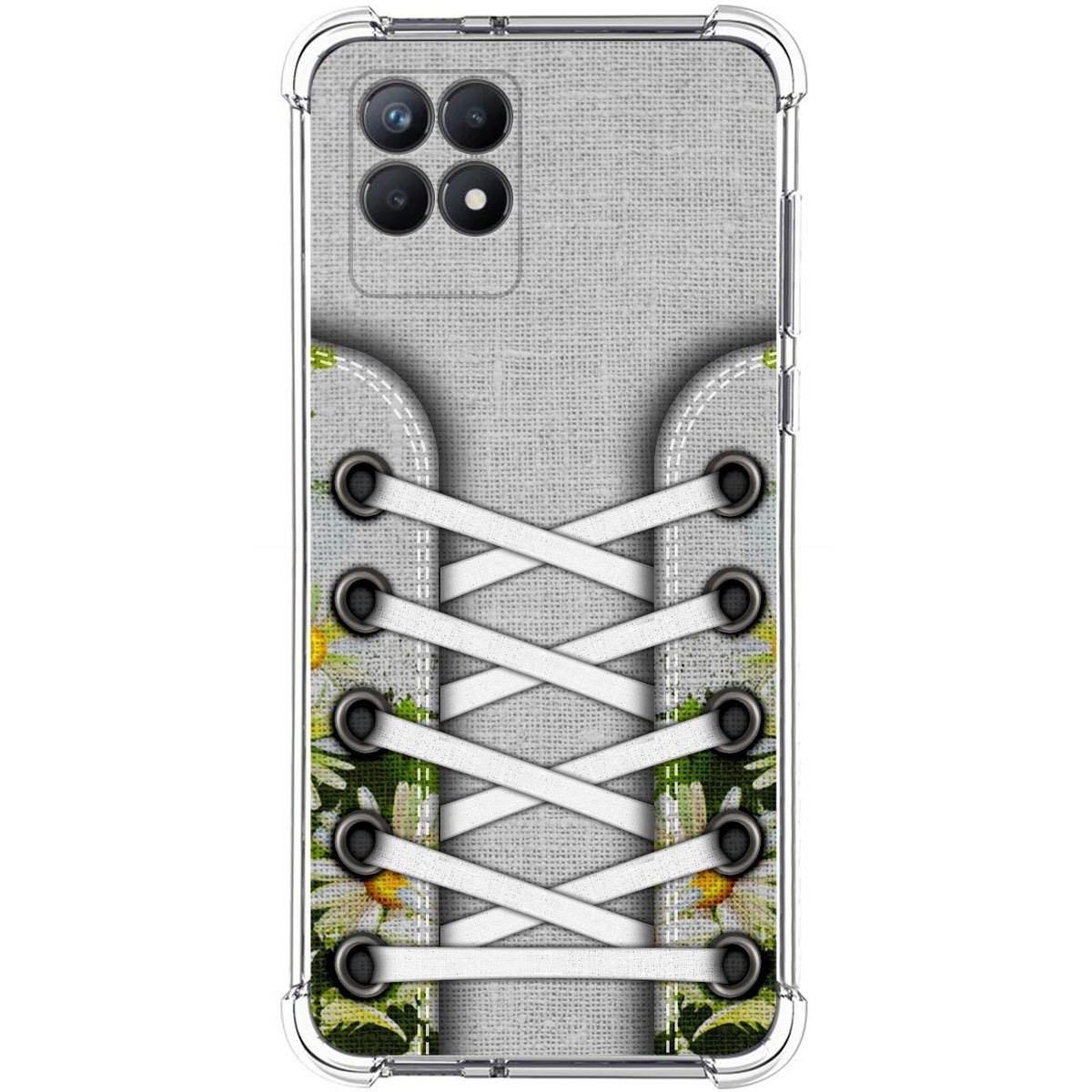 Funda Silicona Antigolpes para Realme 8i diseño Zapatillas 08 Dibujos