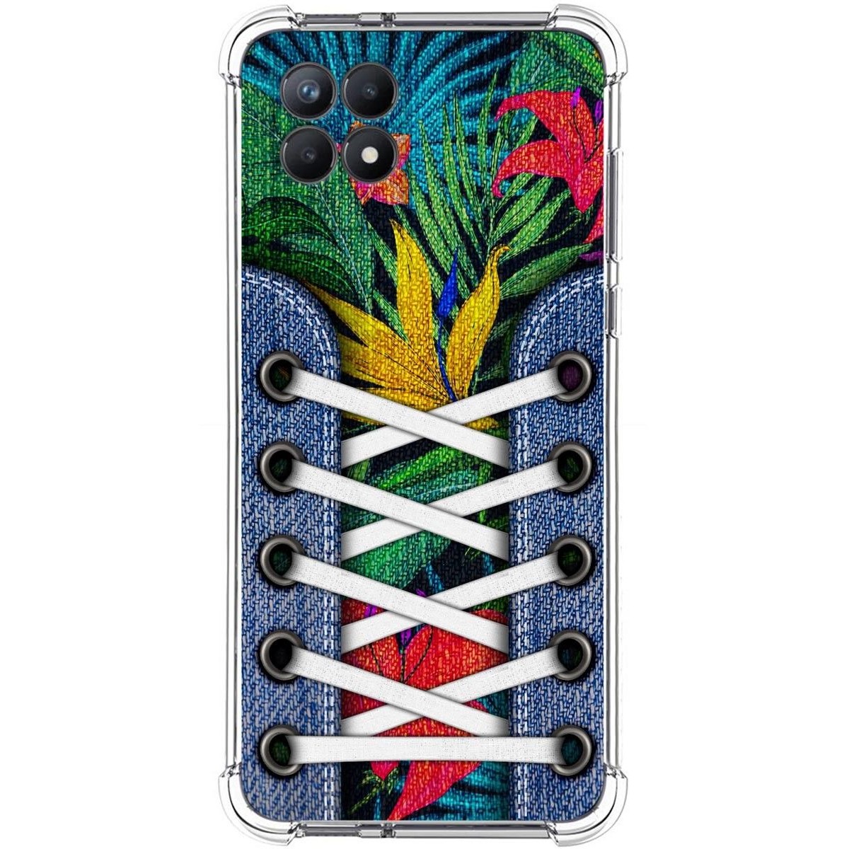 Funda Silicona Antigolpes para Realme 8i diseño Zapatillas 12 Dibujos