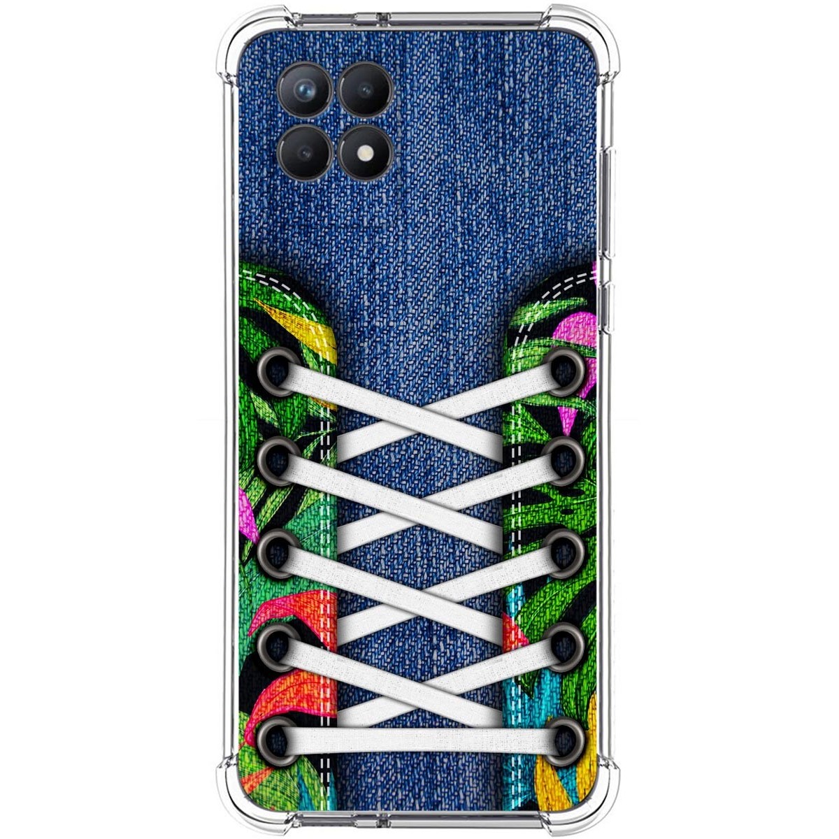 Funda Silicona Antigolpes para Realme 8i diseño Zapatillas 13 Dibujos