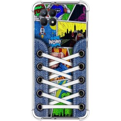 Funda Silicona Antigolpes para Realme 8i diseño Zapatillas 14 Dibujos