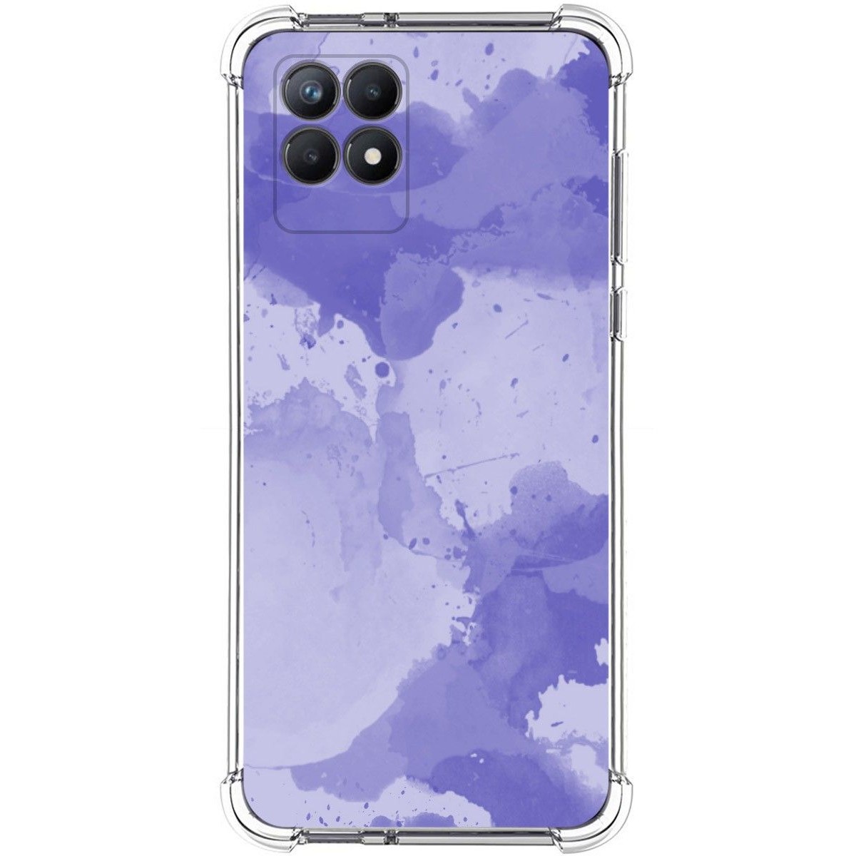 Funda Silicona Antigolpes para Realme 8i diseño Acuarela 01 Dibujos