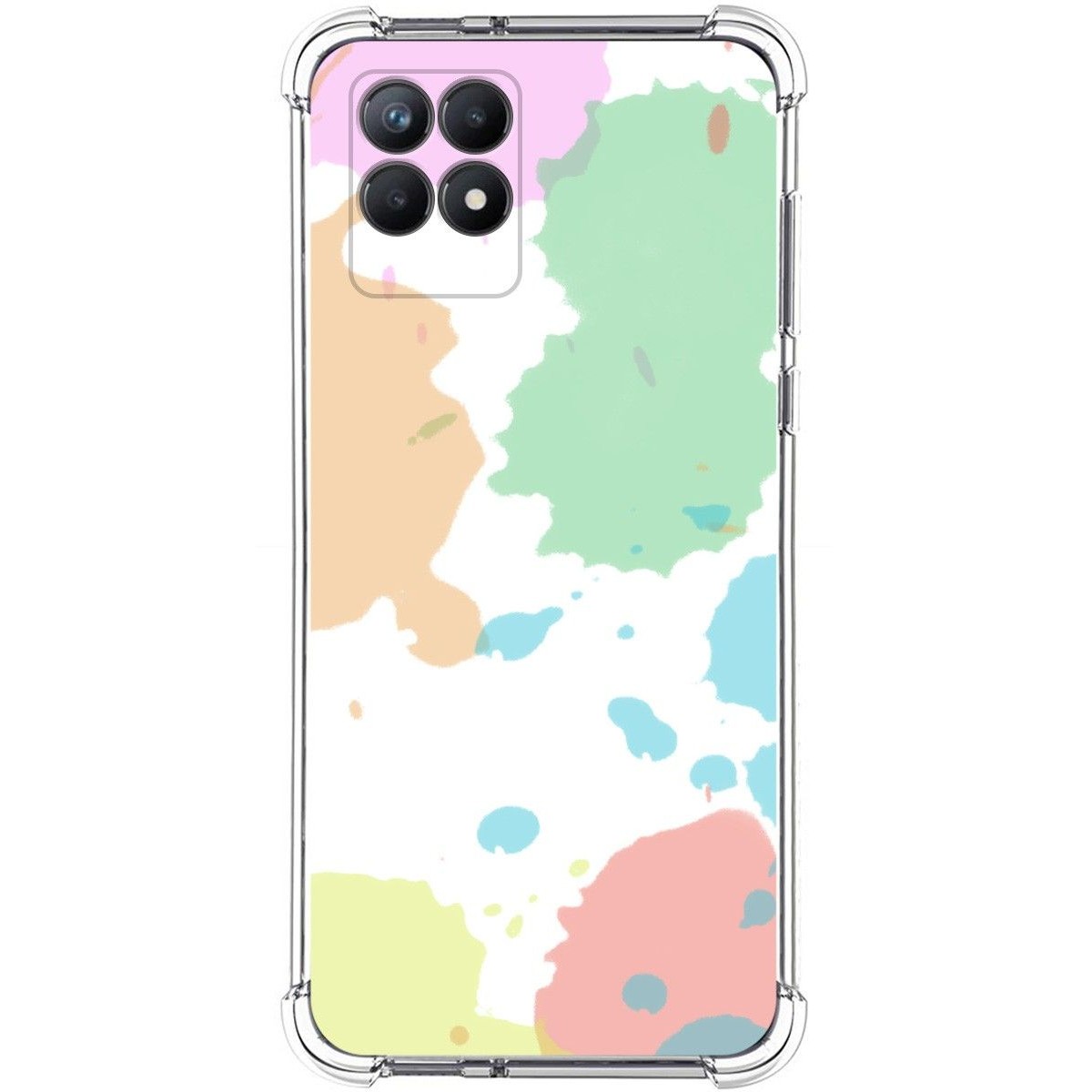 Funda Silicona Antigolpes para Realme 8i diseño Acuarela 05 Dibujos
