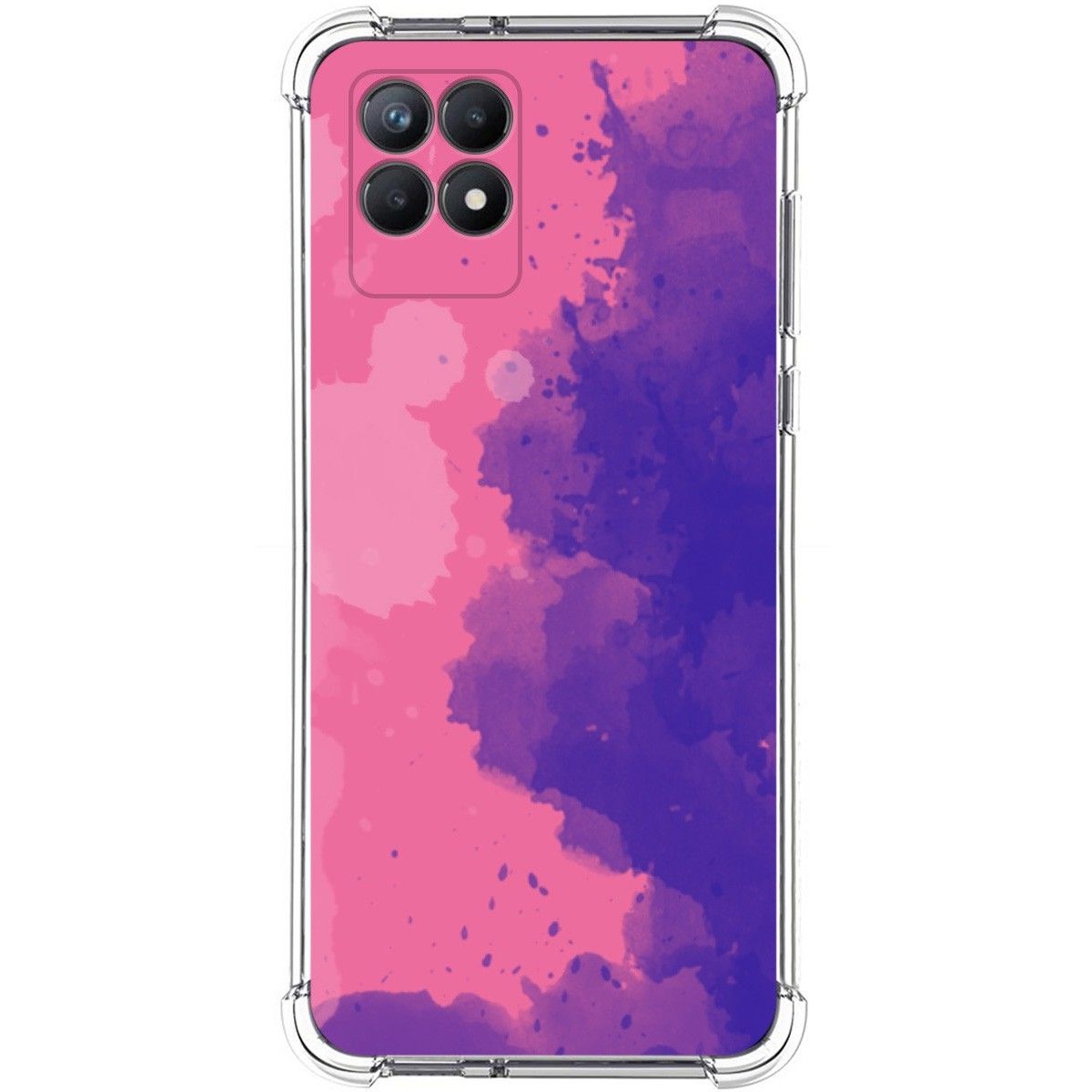 Funda Silicona Antigolpes para Realme 8i diseño Acuarela 07 Dibujos