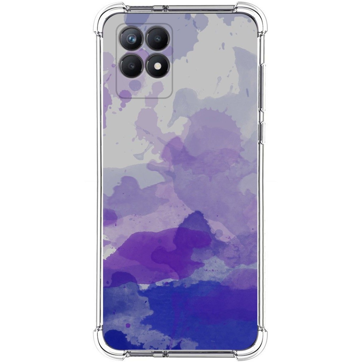Funda Silicona Antigolpes para Realme 8i diseño Acuarela 09 Dibujos