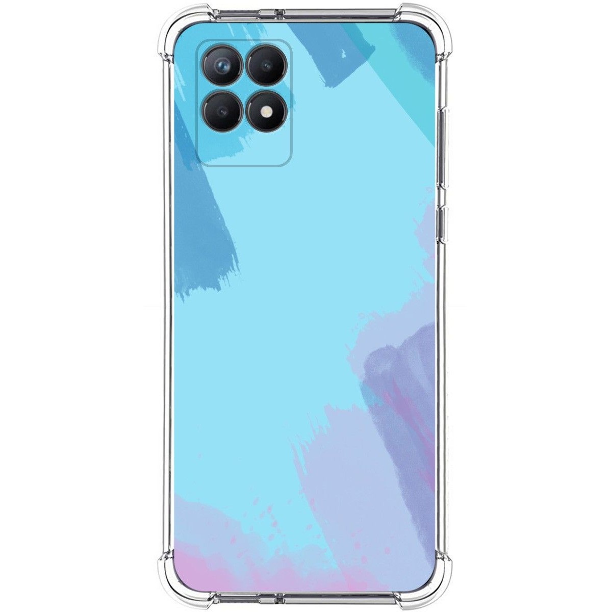 Funda Silicona Antigolpes para Realme 8i diseño Acuarela 10 Dibujos