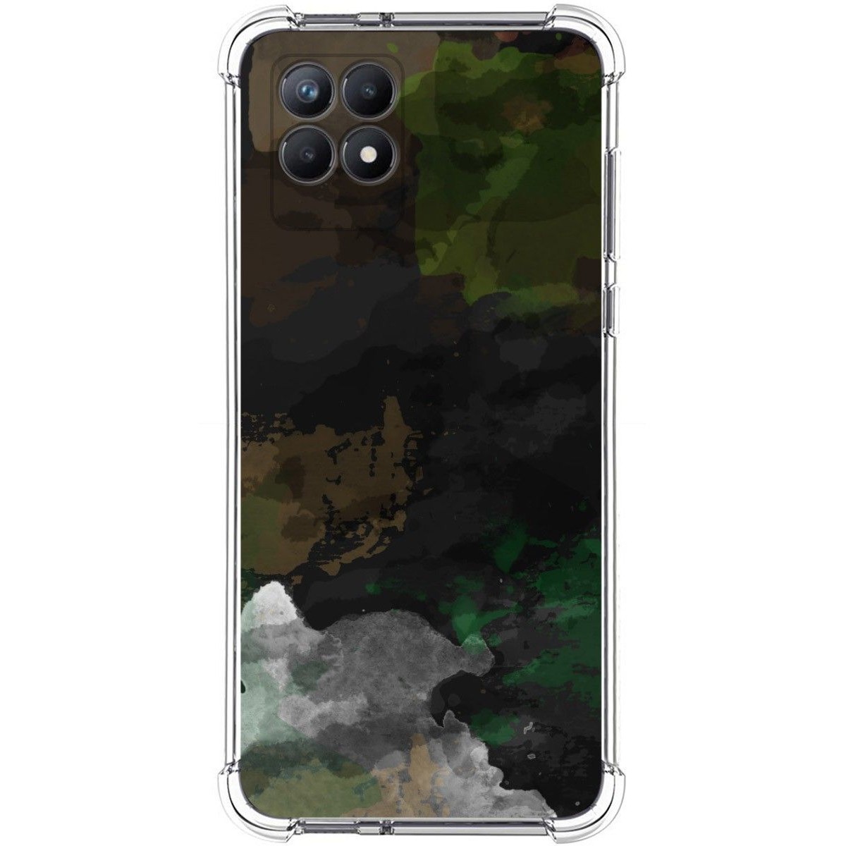 Funda Silicona Antigolpes para Realme 8i diseño Acuarela 12 Dibujos