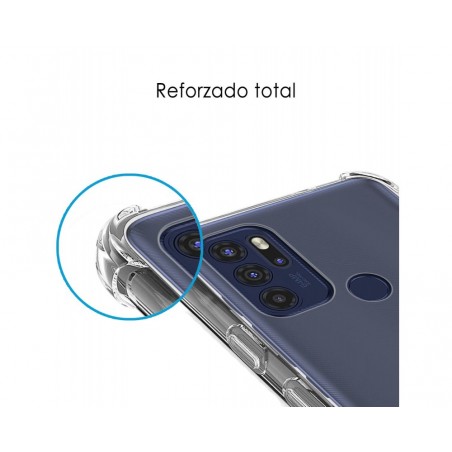 Funda Silicona Antigolpes Transparente para Motorola Moto G60s