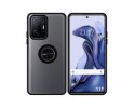 Funda Mate con Borde Negro y Anillo Giratorio 360 para Xiaomi 11T 5G / 11T Pro 5G