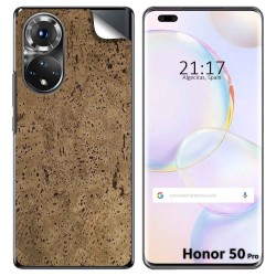 Pegatina Vinilo Autoadhesiva Textura Corcho para Huawei Honor 50 Pro 5G