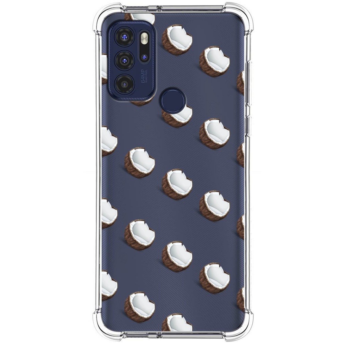 Funda Silicona Antigolpes para Motorola Moto G60s diseño Cocos Dibujos