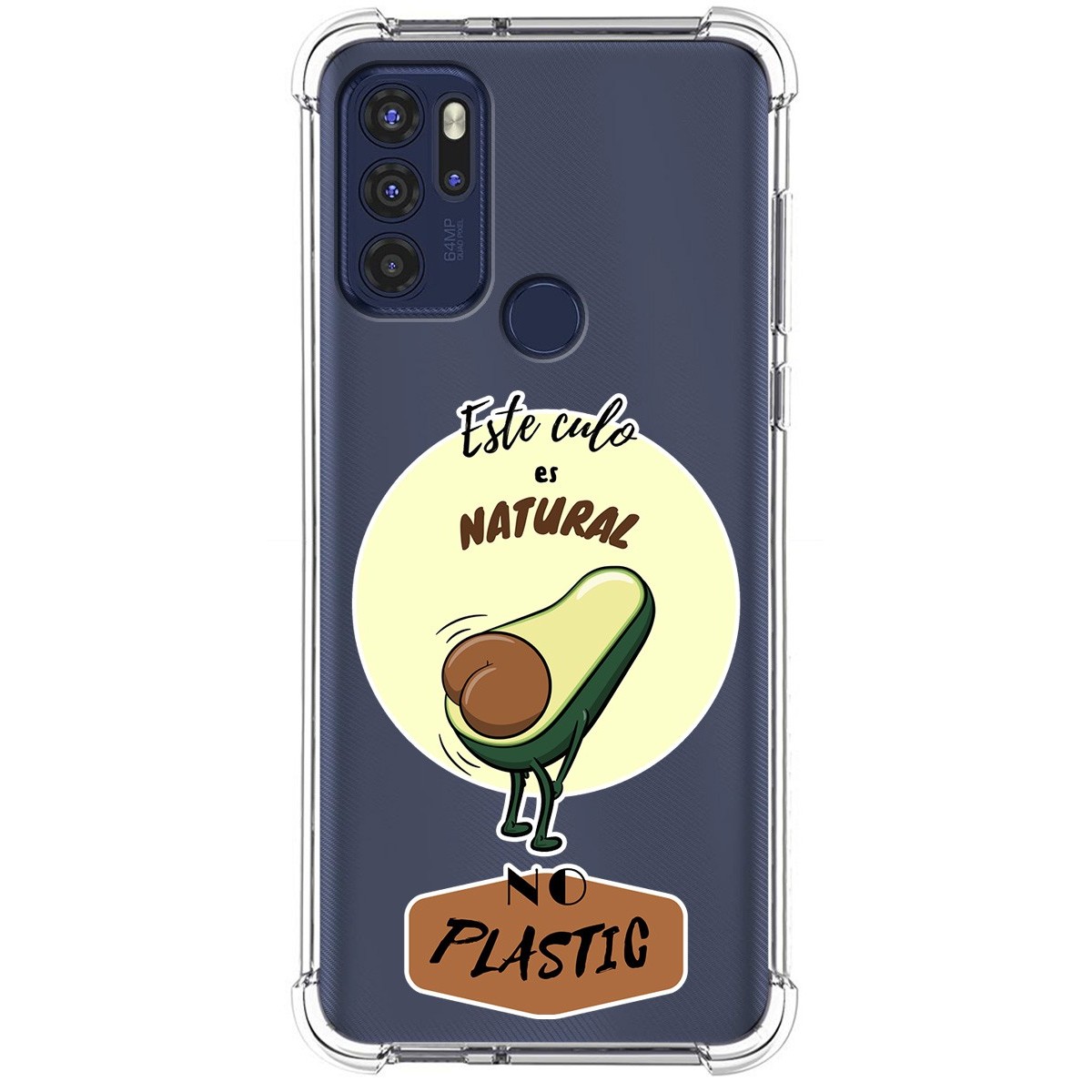 Funda Silicona Antigolpes para Motorola Moto G60s diseño Culo Natural Dibujos