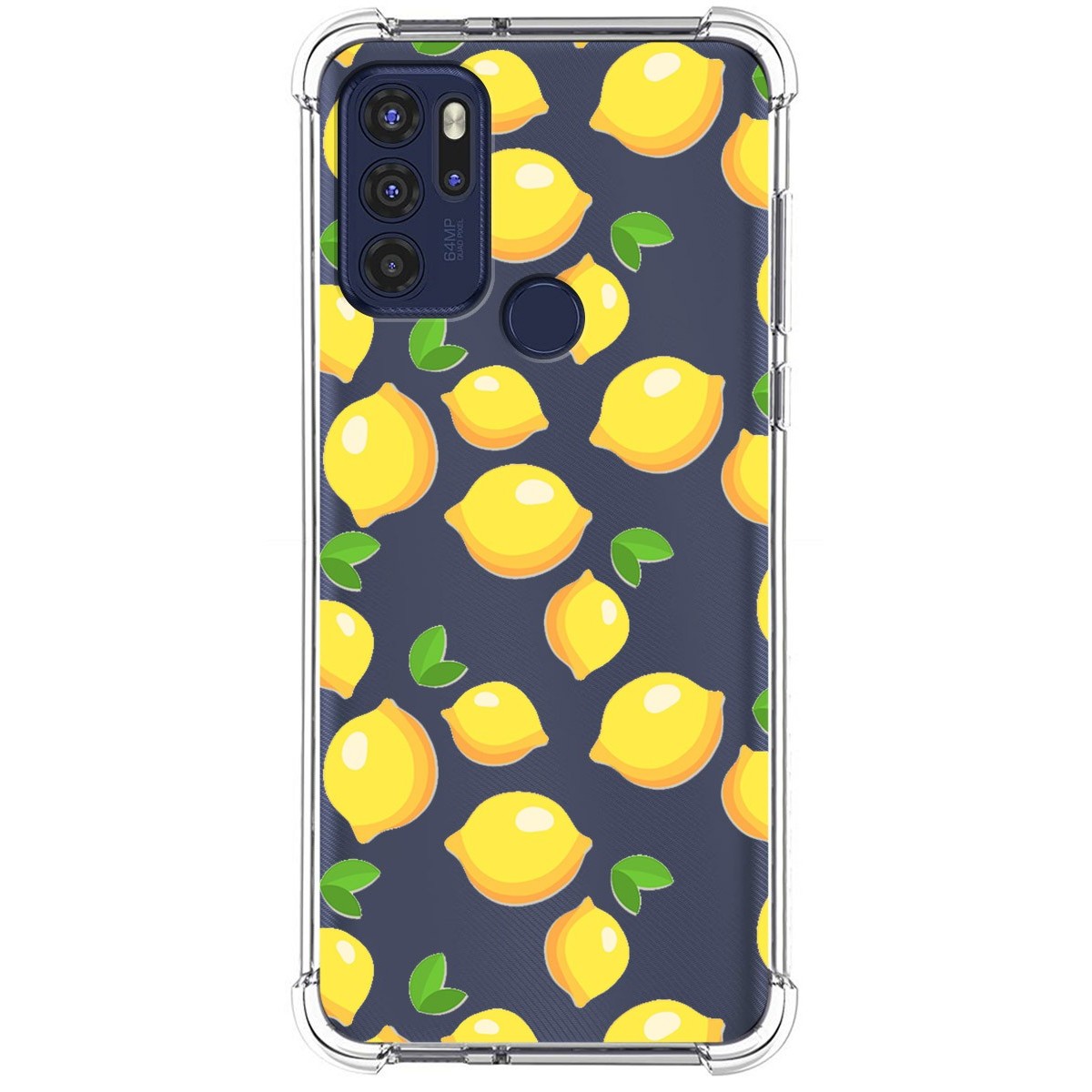 Funda Silicona Antigolpes para Motorola Moto G60s diseño Limones Dibujos