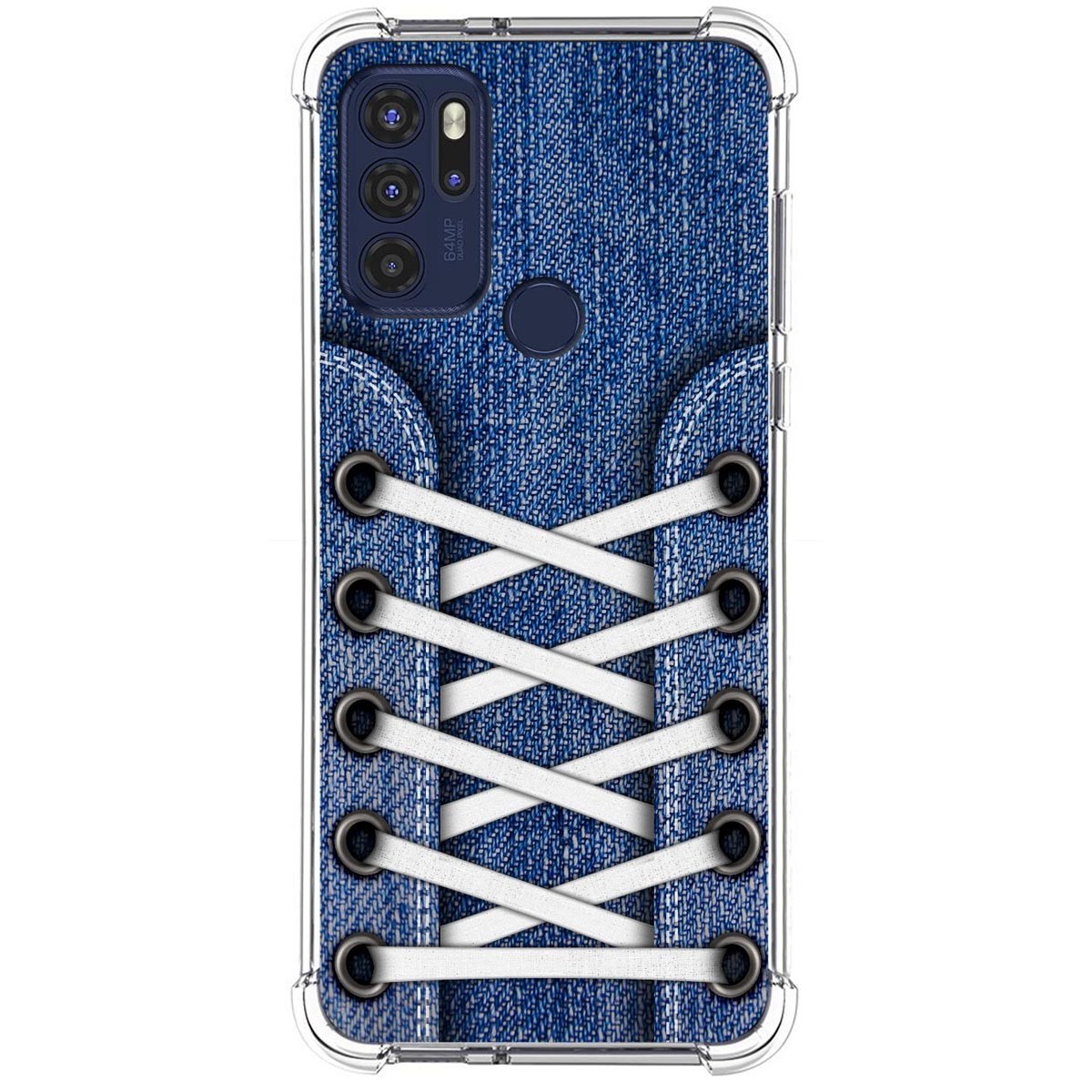Funda Silicona Antigolpes para Motorola Moto G60s diseño Zapatillas 01 Dibujos