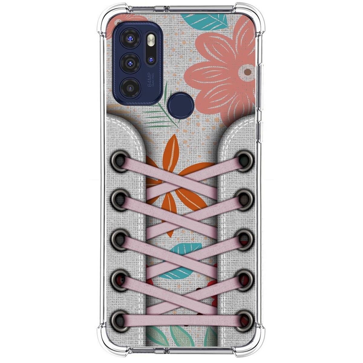 Funda Silicona Antigolpes para Motorola Moto G60s diseño Zapatillas 09 Dibujos